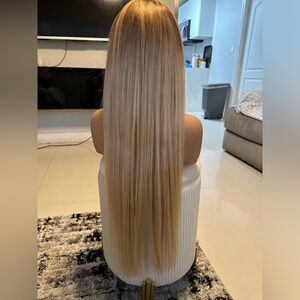 Blonde Human Hair Wig
